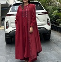 Red Pure Handloom Set